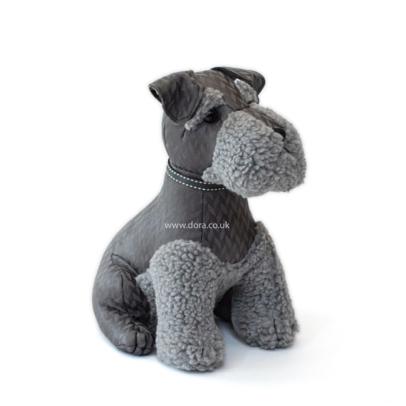 Schnauzer Doorstop | Weighted Fabric Doorstop