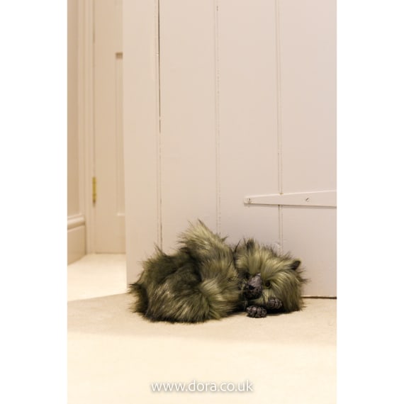 Cat Doorstop | Dora Designs | Weighted Doorstop