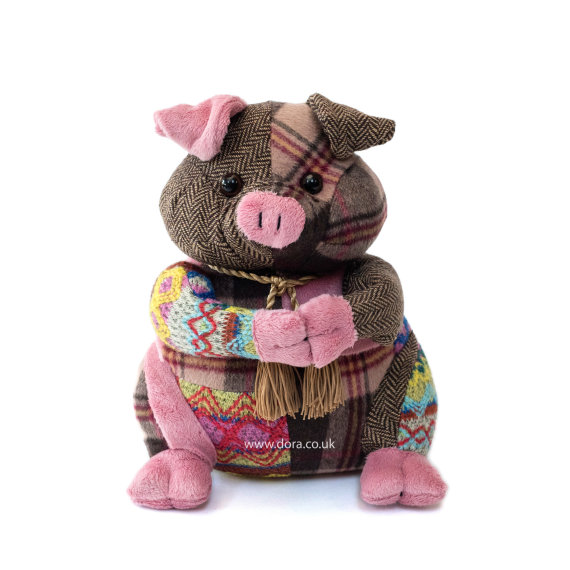 Patchwork Pig Doorstop | Dora Designs Doorstop