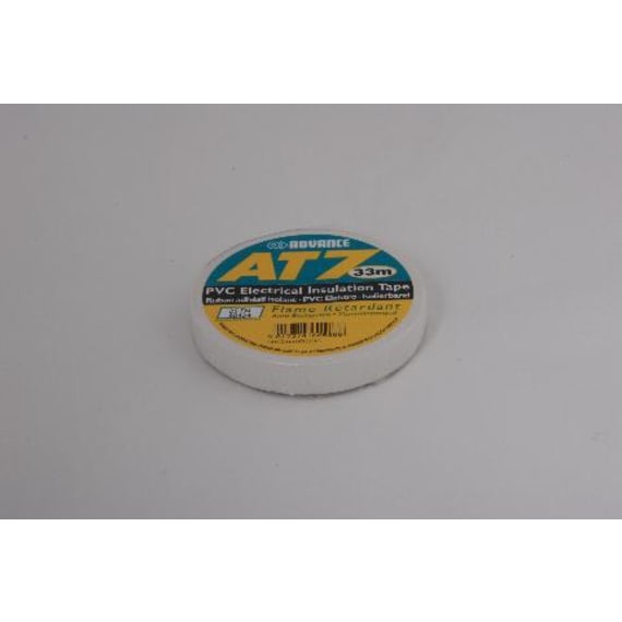 Advance 103836 AT7 PVC Tape 12mm x 33m - White