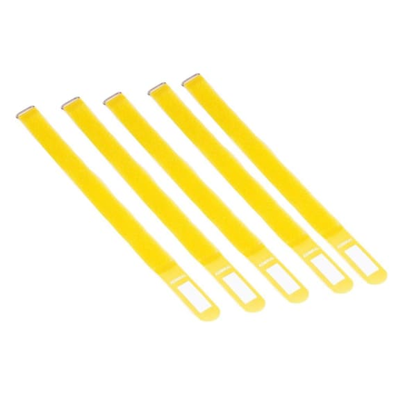 Admiral Staging VECW38GE 5x Cable Wraps 38cm - Yellow- buy with confidence from Stage Electrics