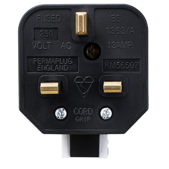 Permaplug Heavy Duty Plug White Stage Electrics Permaplug Heavy Duty Plug White Stage Electrics