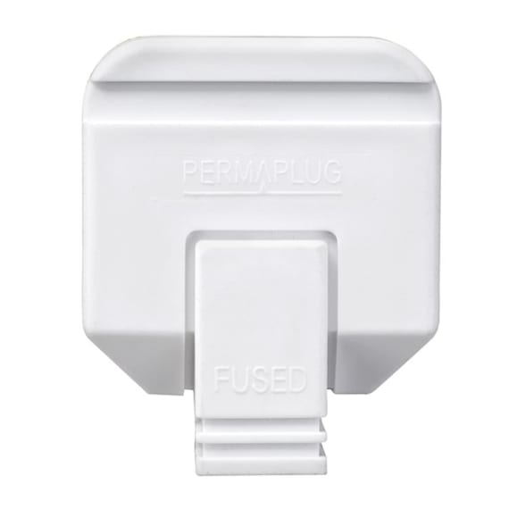 Permaplug HDPT13W 13A Plastic Cable Plug White Stage Electrics Permaplug HDPT13W 13A Plastic Cable Plug White Stage Electrics