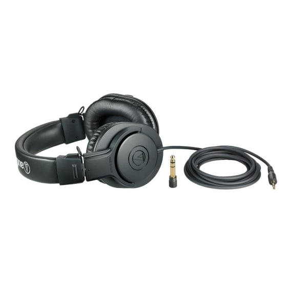 Audio Technica ATH-M20X Professional Closed-Back Monitor Headphones 3m Cable Stage Electrics Audio Technica ATH-M20X Professional Closed-Back Monitor Headphones 3m Cable Stage Electrics