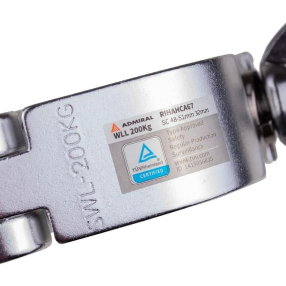 Admiral Staging RIHAHCA67 Swivel Coupler 48-51mm 30mm WLL 200kg Admiral Staging RIHAHCA67 Swivel Coupler 48-51mm 30mm WLL 200kg