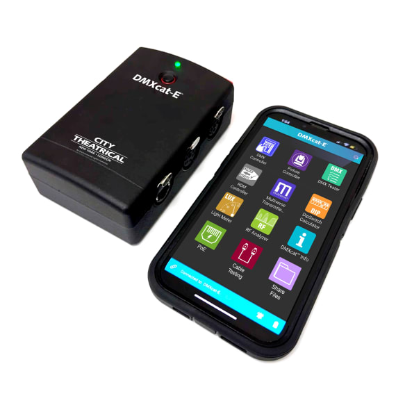 6100 DMXcat-E™ Multi-Function Test Tool Stage Electrics  6100 DMXcat-E™ Multi-Function Test Tool Stage Electrics