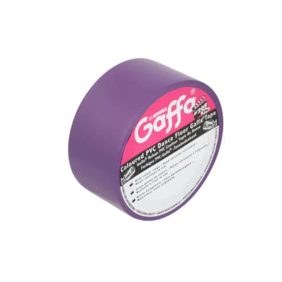 Advance 204960 AT208 Gaffa PVC Dance Floor Tape 50mm x 33m - Purple