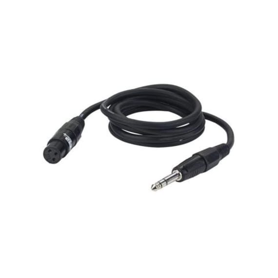 DAP FL036 Jack Plug 6.3mm Stereo to XLR 3pin Socket - 6m