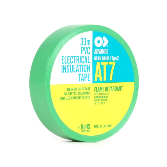  Green 33m Advance  106479 AT7 PVC Insulation Tape  Stage Electrics