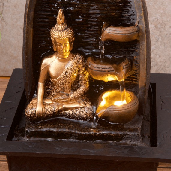 Golden Buddha Wt Water Cups