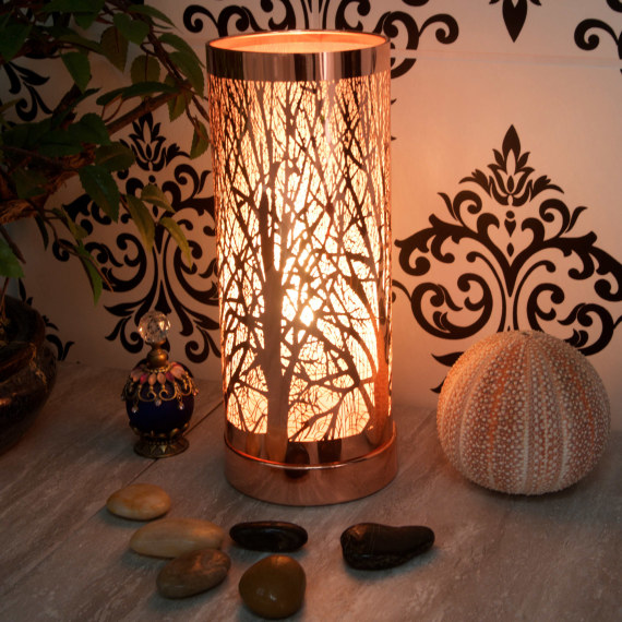 White- Rose Gold Aroma Lamp