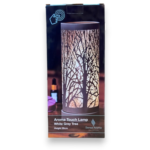 White - Grey Tree Aroma Lamp