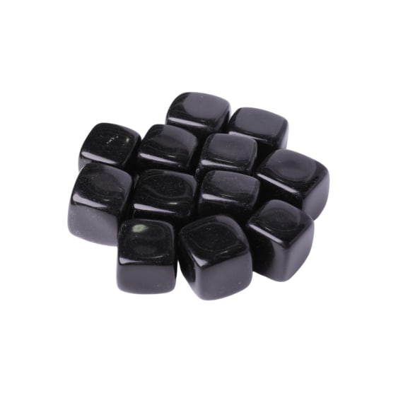 Black Obsidian Cube