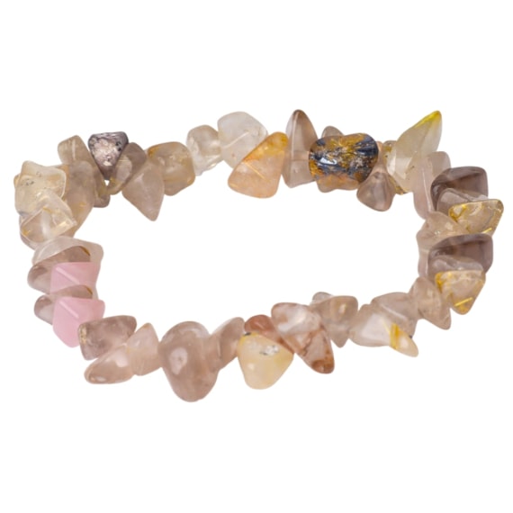 Bracelet Chunky - Rutilated Quartz