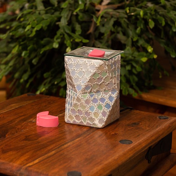 Pearl Moroccan Geometric Wax Warmer