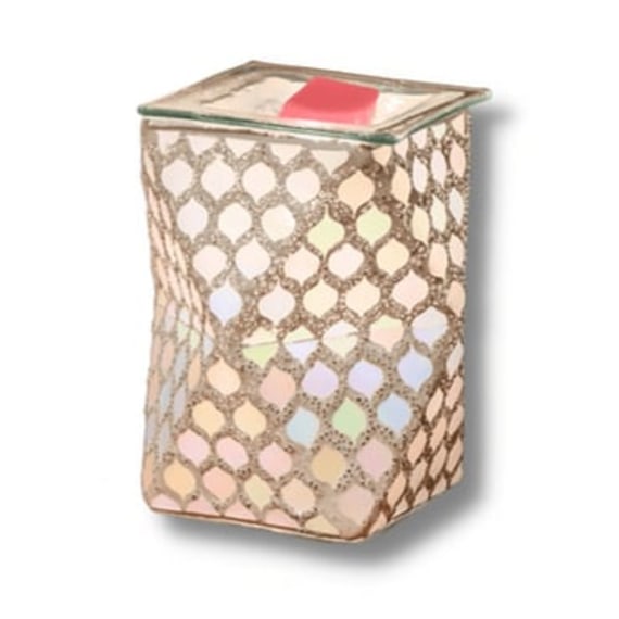 Pearl Moroccan Geometric Wax Warmer