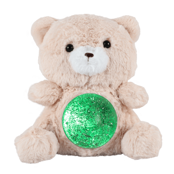 Biscuit The Teddy - Magic Belly wt Glitter Ball