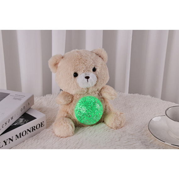 Biscuit The Teddy - Magic Belly wt Glitter Ball