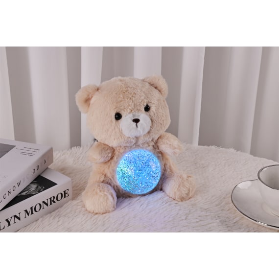 Biscuit The Teddy - Magic Belly wt Glitter Ball