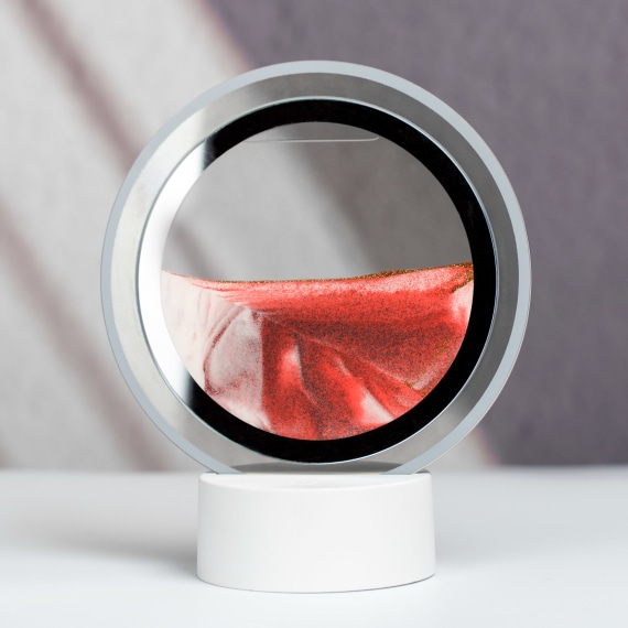 Moodscape Mirrored Ring Cerise Sand Picture