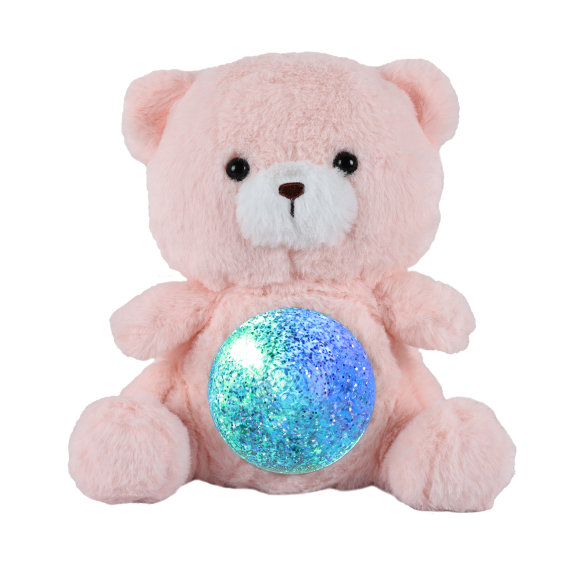 Rosie The Teddy - Magic Belly wt Glitter Ball