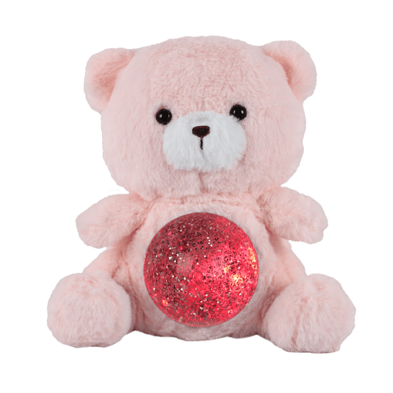 Rosie The Teddy - Magic Belly wt Glitter Ball