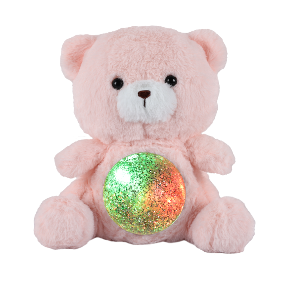 Rosie The Teddy - Magic Belly wt Glitter Ball