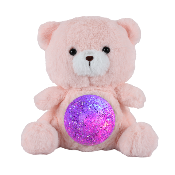 Rosie The Teddy - Magic Belly wt Glitter Ball