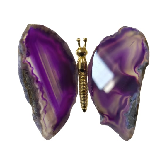 Purple Agate Butterfly