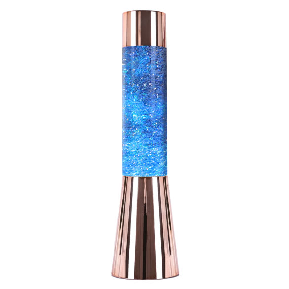 Rose Gold Metallic Glitter Lamp