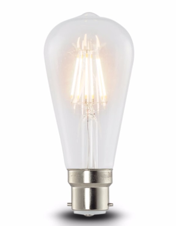 LED 6w Squirrel Cage Retro Filament Bulb (B22 large bayonet)