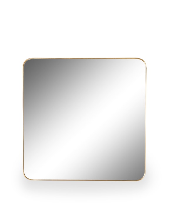 Large Square Gold Framed Arden Wall Mirror