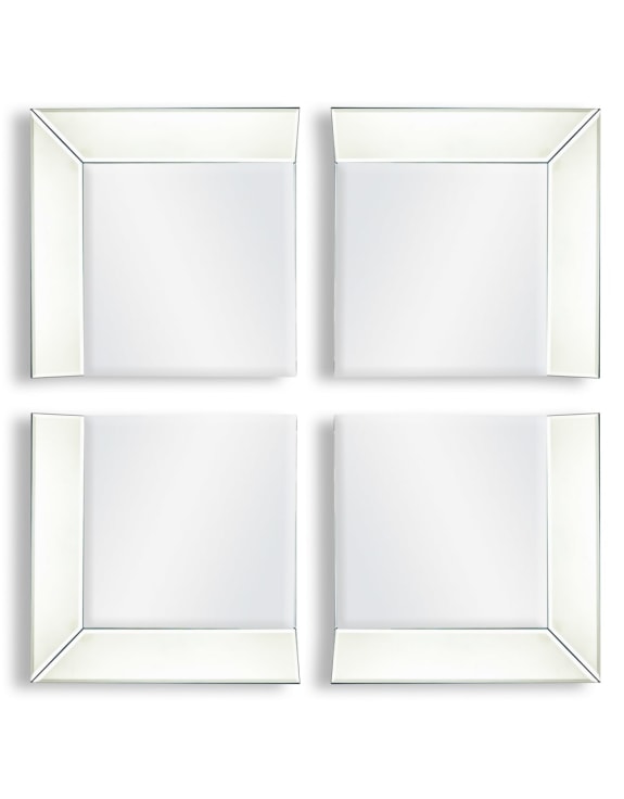 Venetian 4 Corner Piece Mirror Set