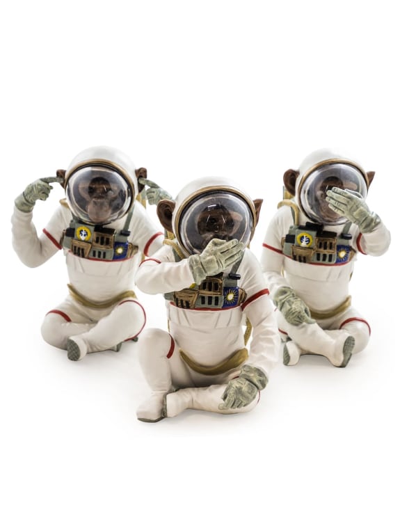 Hear No Evil Astronaut Chimpanzee