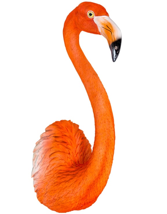 Large Flamingo Wall Head