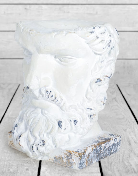 Tall Rustic Stone Effect Classical Face Planter