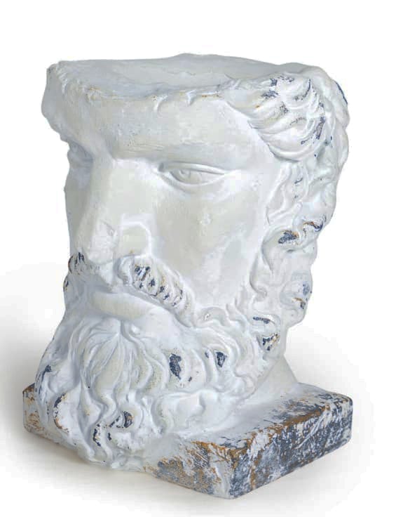 Tall Rustic Stone Effect Classical Face Planter