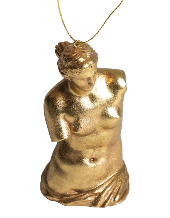 Gold Leaf Venus De Milo Hanging Decoration