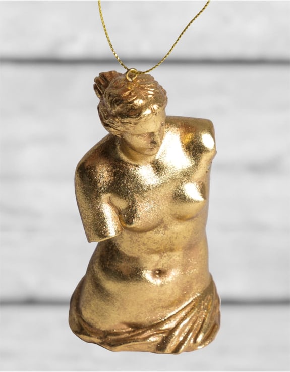 Gold Leaf Venus De Milo Hanging Decoration