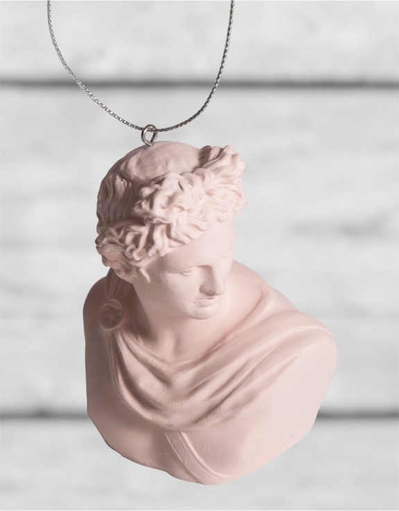 Pink Apollo Bust Hanging Decoration (to be bought in qtys of 4) (PROMO)