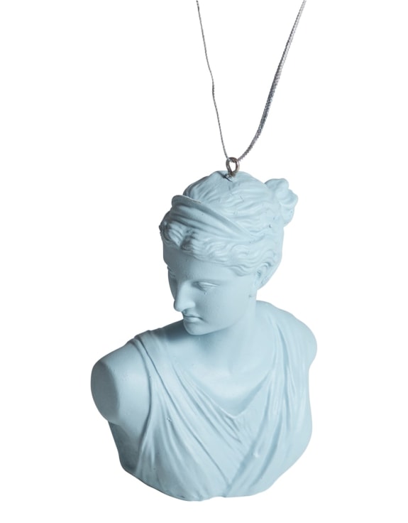 Blue Artemis Bust Hanging Decoration (to be bought in qtys of 4) (PROMO)