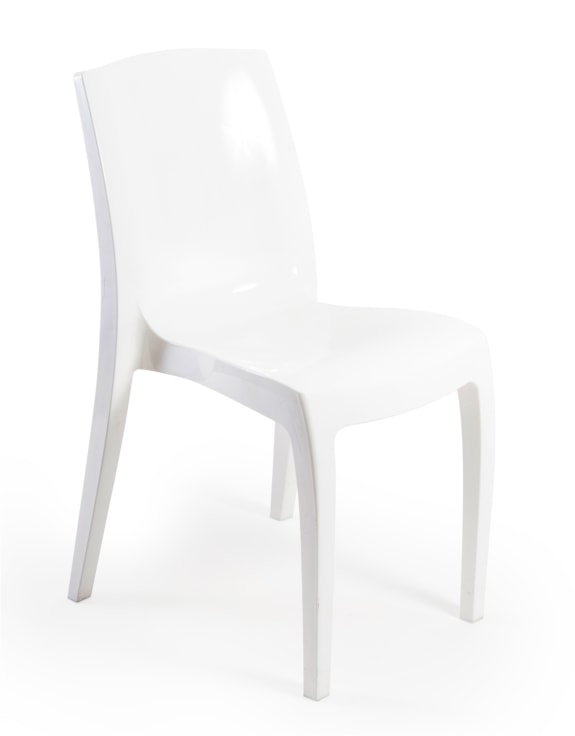 White Gloss Dining Chair