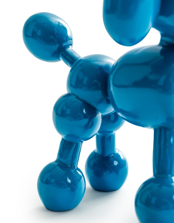 Decorative Blue Balloon Poodle