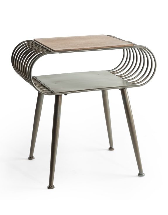 Arndale Metal & Wood Side Table