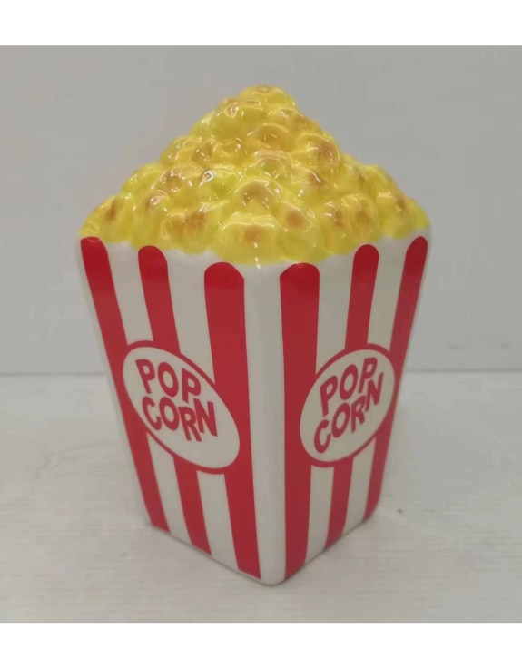 Ceramic Popcorn Money Bank
