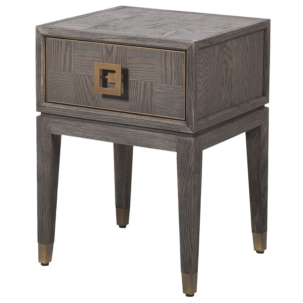 Boho 1 Drawer Bedside Table