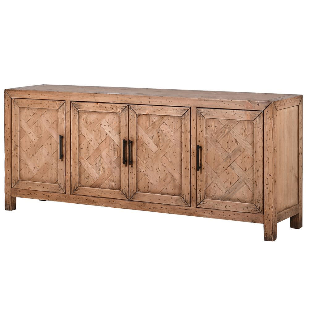 Parquet Patterned Front Sideboard