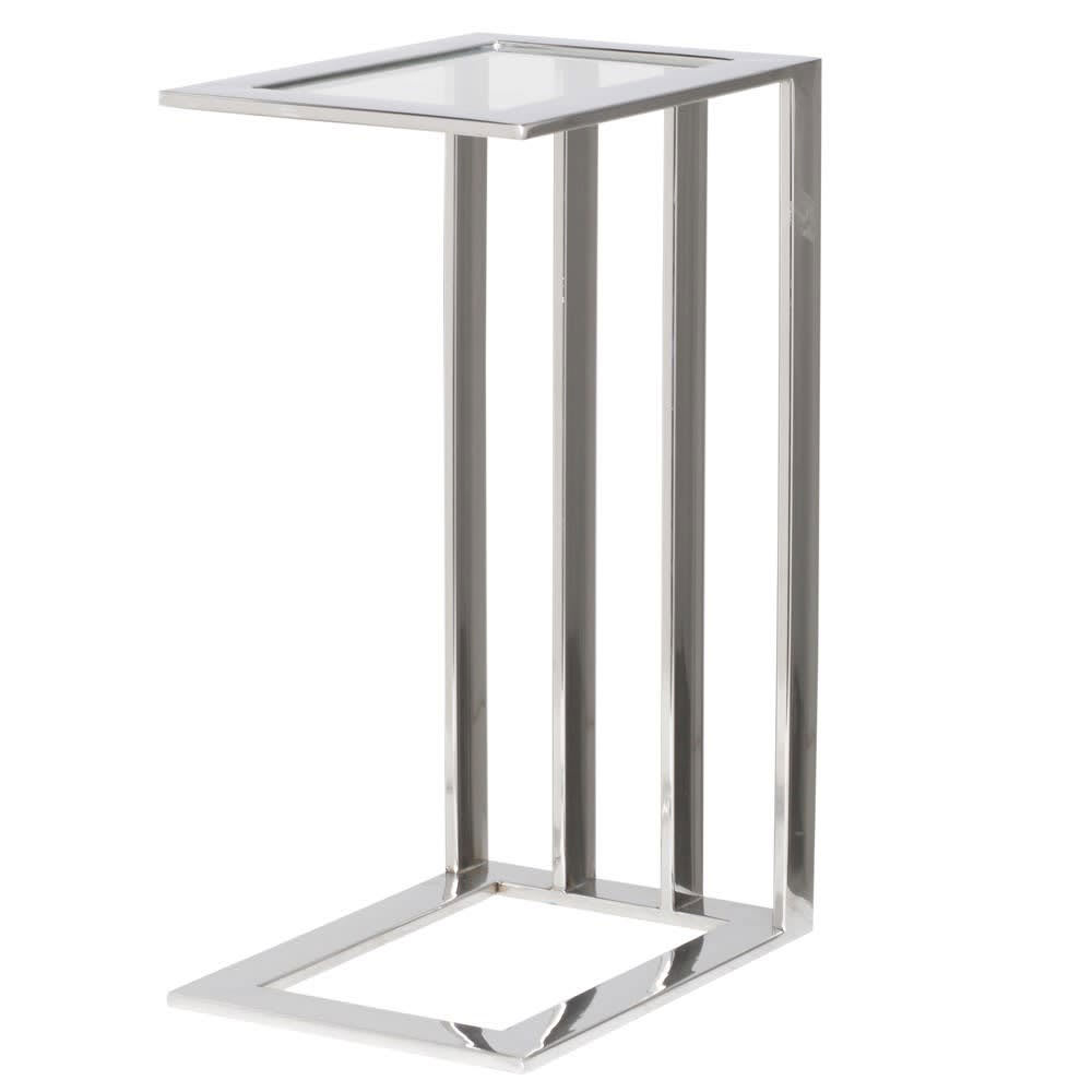 Sloane Chrome Open Side End Table