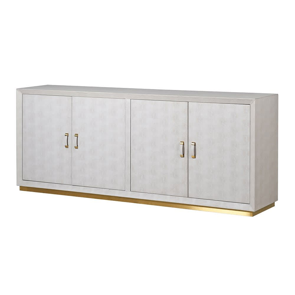 Ivory Textured Shagreen Sideboard