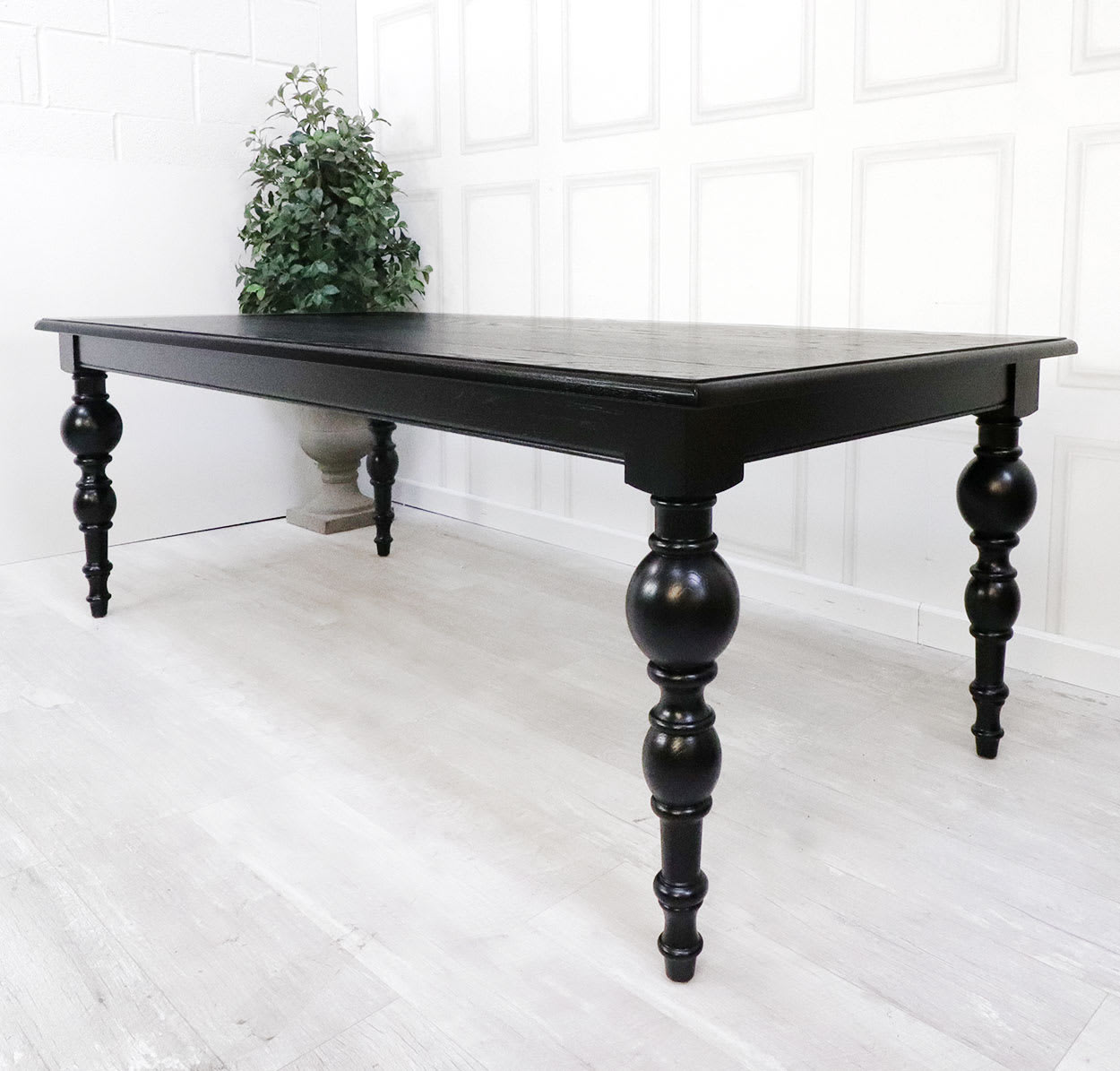 Black Wood Dining Table